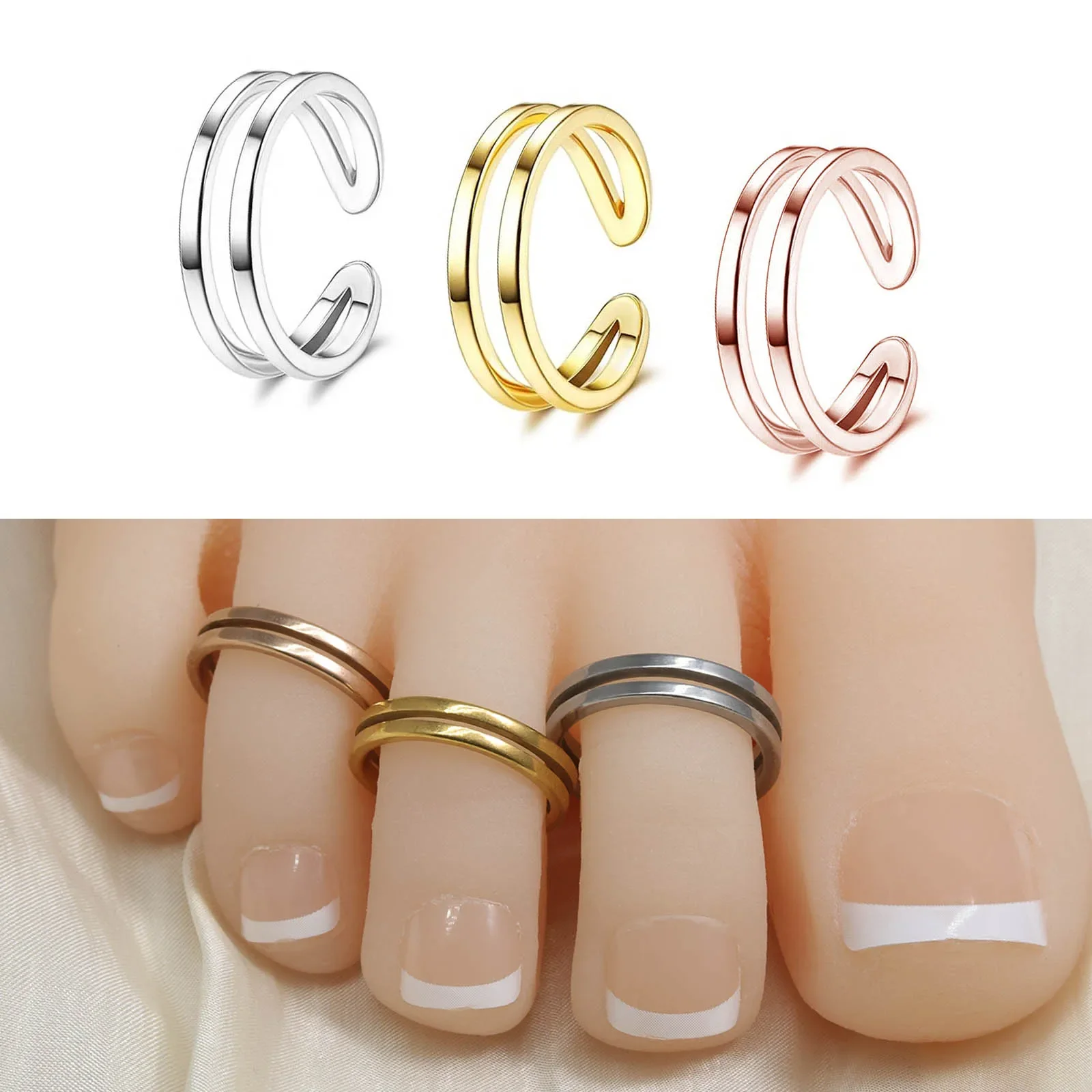Body Jewelry Waterproof - Anillo para el dedo del pie