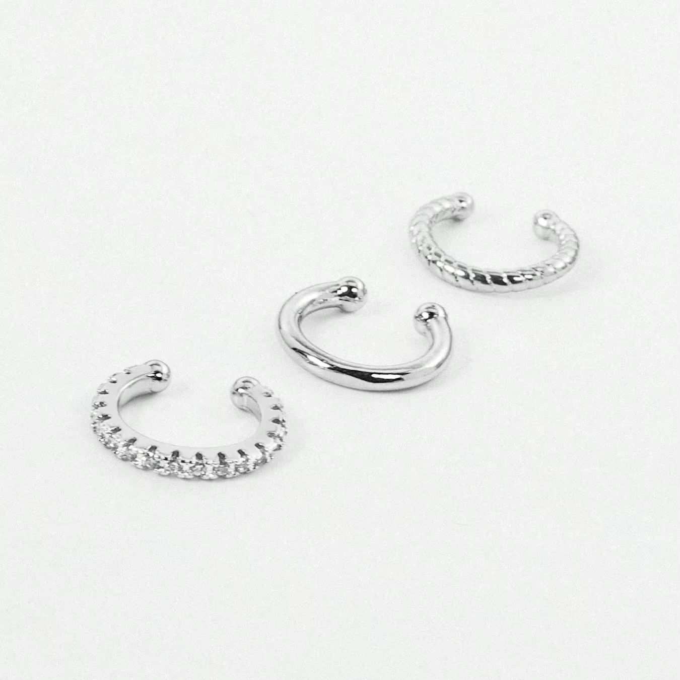 Juego de 3 Pendientes de Oreja - Body Jewelry Hypoallergenic reseña y precio