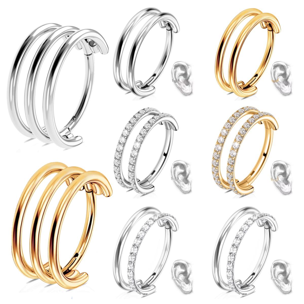 G23 titanio Concha Piercing jo - Body Jewelry Hypoallergenic reseña y precio