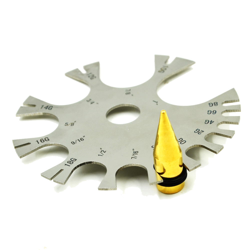 Calibrador de acero inoxidable - Body Jewelry Measurements reseña y precio