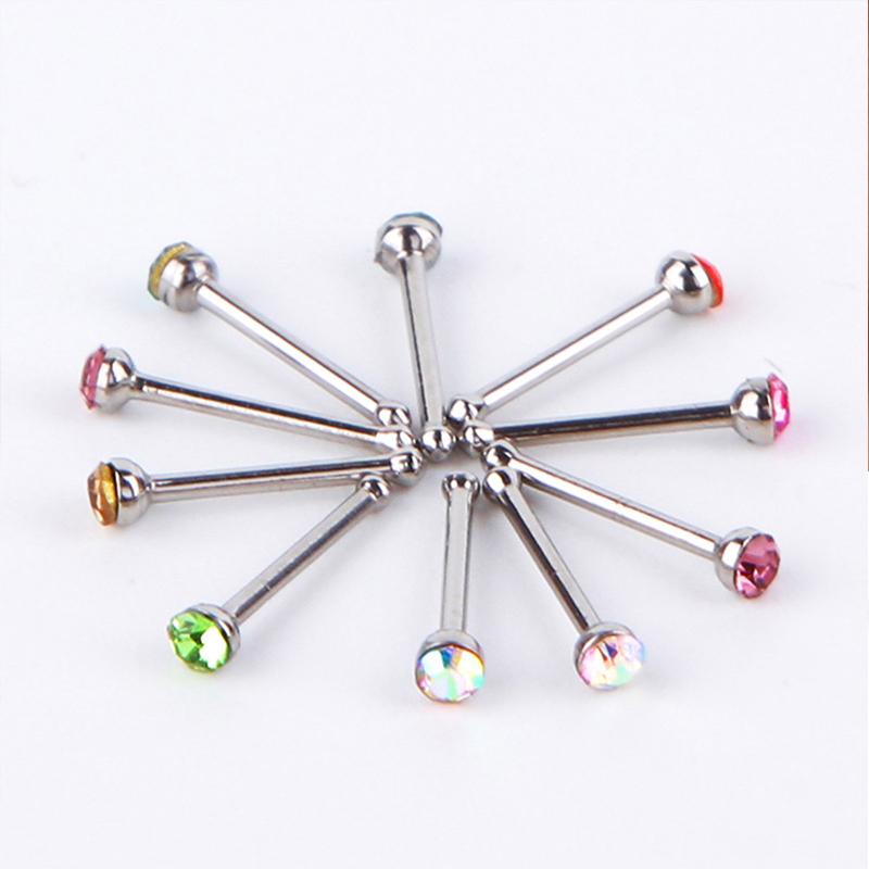 Si 60 piezas Nuevo Set de Anil - Body Jewelry Nose Studs reseña y precio