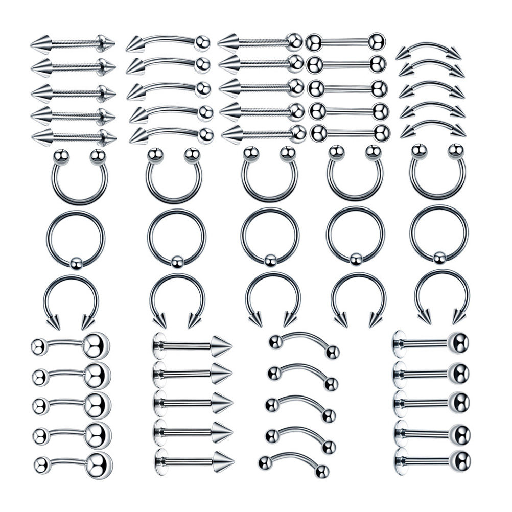 Juego de 60 Anillos para Nariz - Body Jewelry Ideas reseña y precio