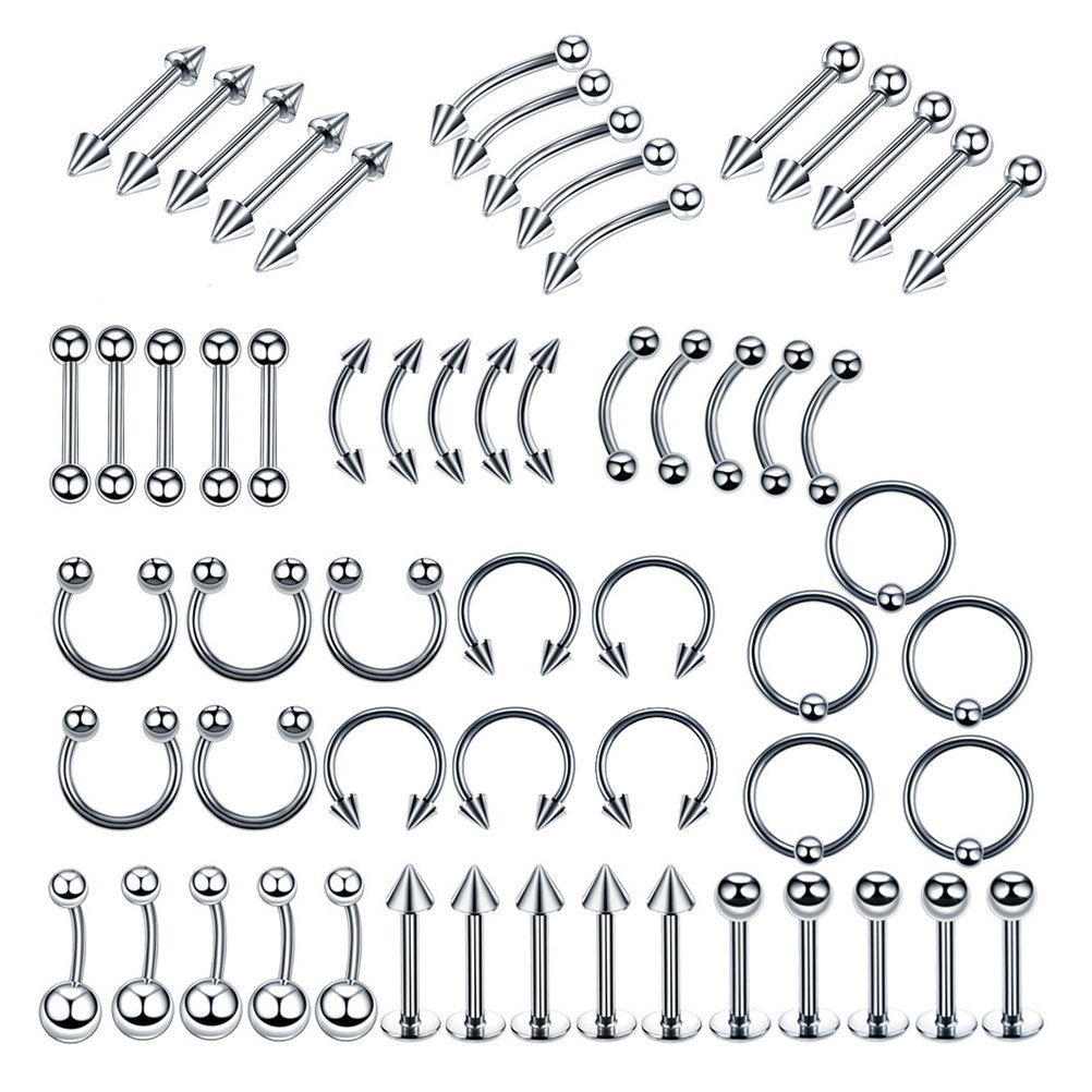 Juego de 60 Anillos para Nariz - Body Jewelry Ideas reseña y precio