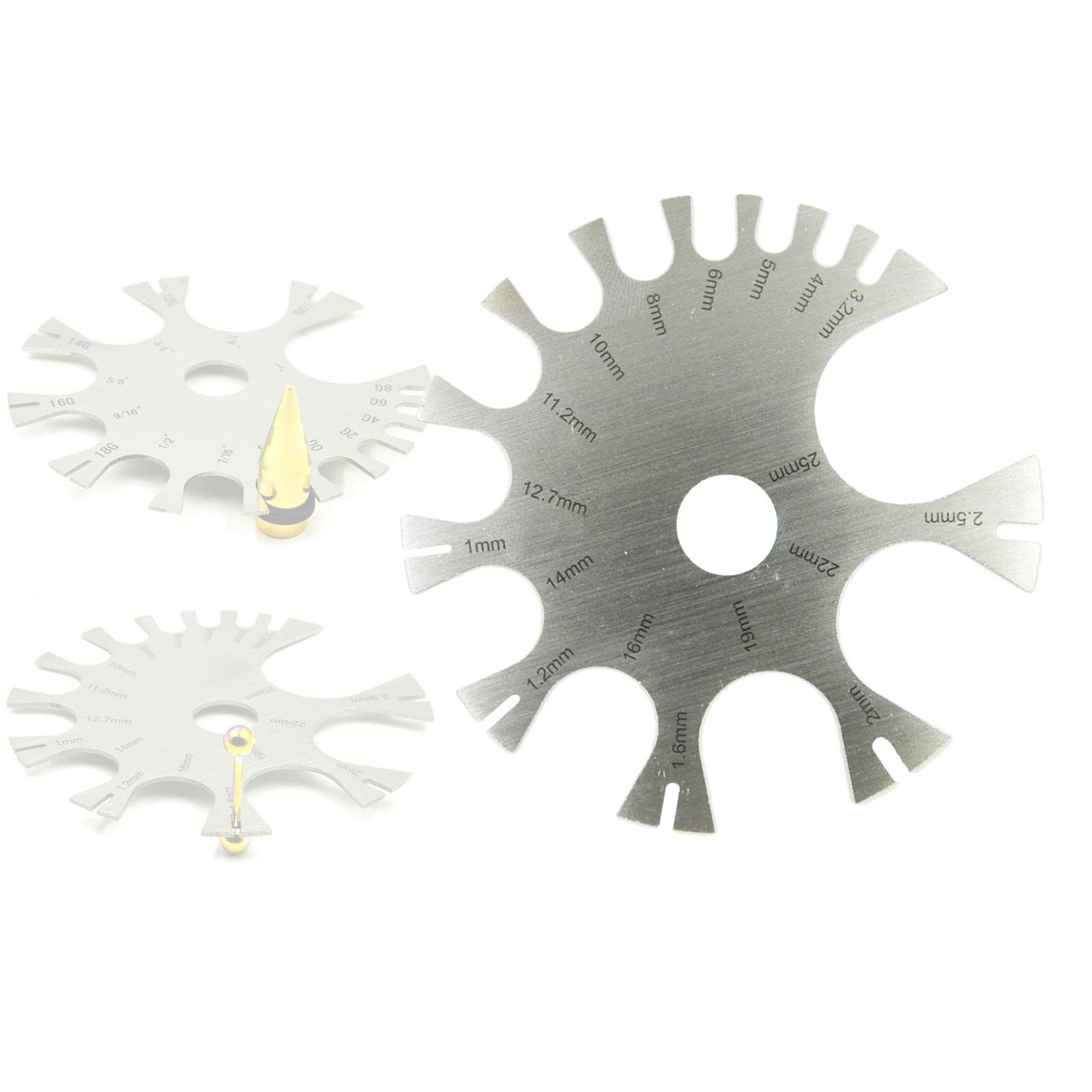 Medidores de piercings para jo - Body Jewelry Measurements reseña y precio