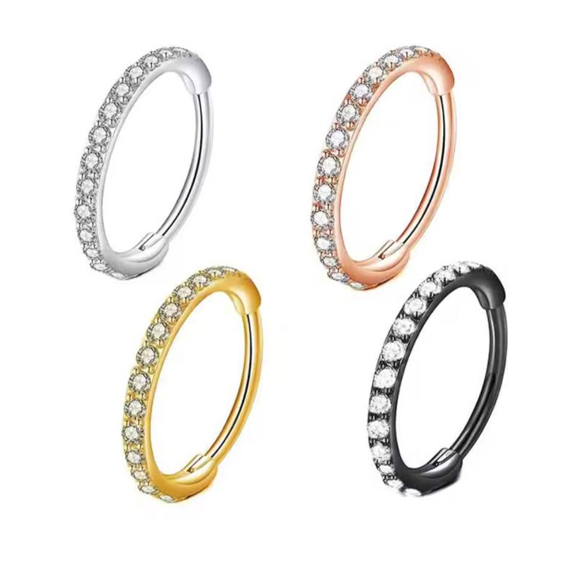 Aro de Nariz Transparente de 1 - Body Jewelry Nose Studs reseña y precio