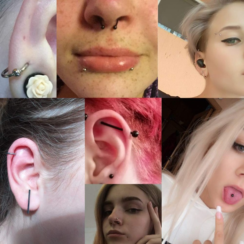 40/60 unid/set 14G de acero in - Body Jewelry Nose Studs reseña y precio