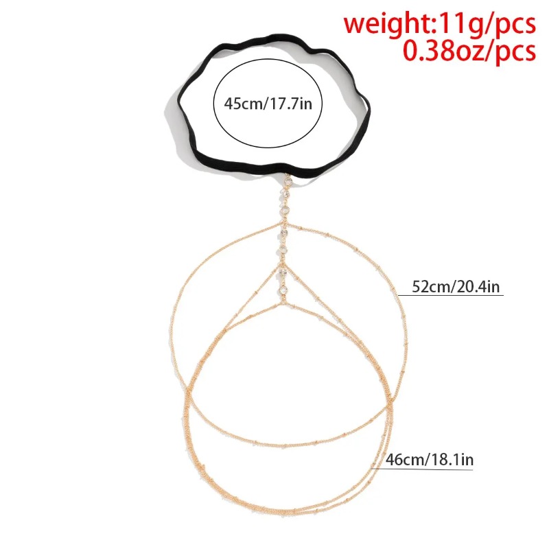 Mujer verano Sexy borla multic - Body Jewelry Thigh Chain reseña y precio