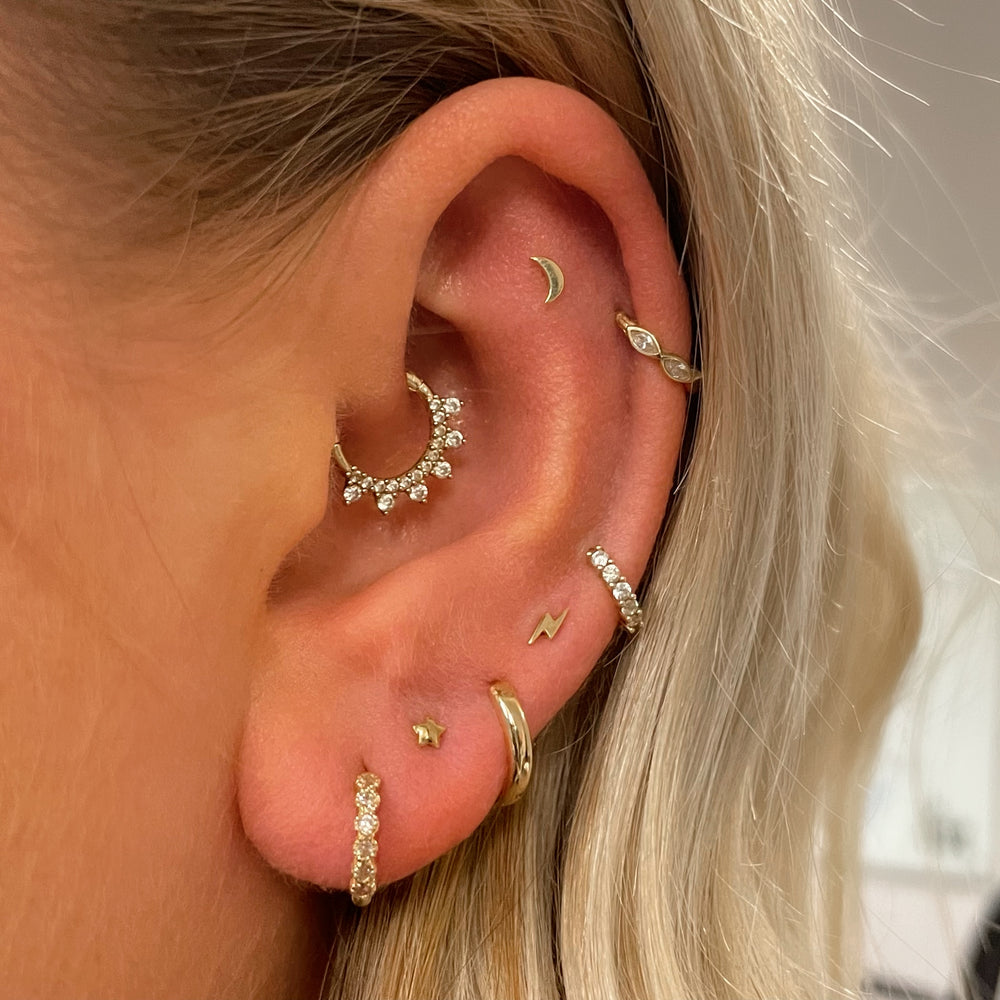 Pendientes de tuerca con forma - Body Jewelry Labret reseña y precio