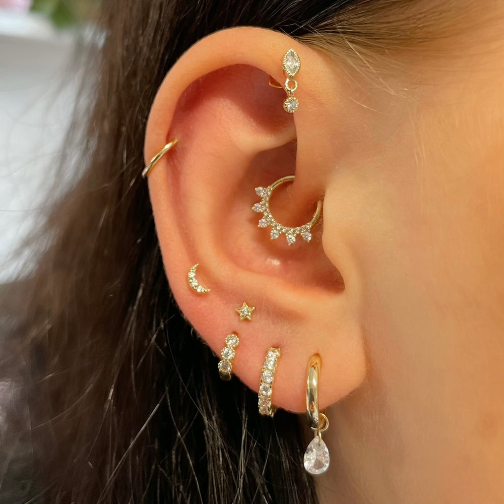 Pendientes de tuerca con forma - Body Jewelry Labret reseña y precio
