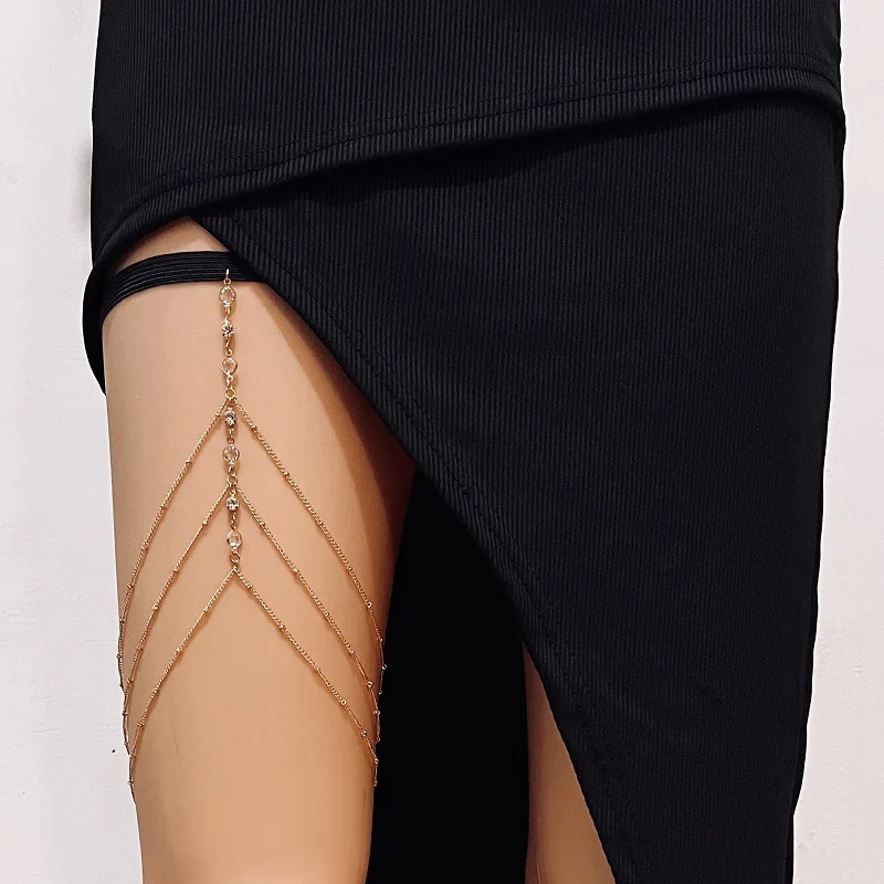 Cadena de muslo bohemia de mod - Body Jewelry Thigh Chain reseña y precio