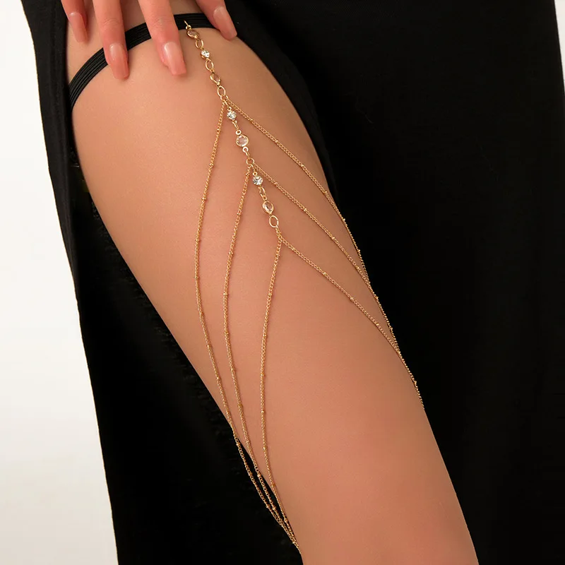Cadena de muslo bohemia de mod - Body Jewelry Thigh Chain reseña y precio