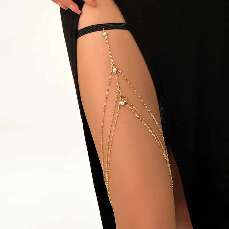 Cadena de muslo bohemia de mod - Body Jewelry Thigh Chain reseña y precio