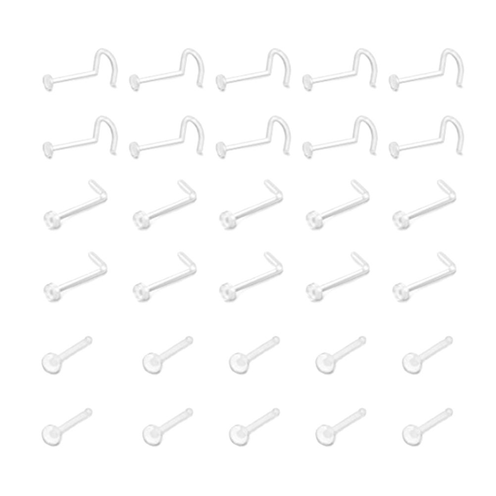 60 piezas de piercing de nariz - Body Jewelry Ideas reseña y precio