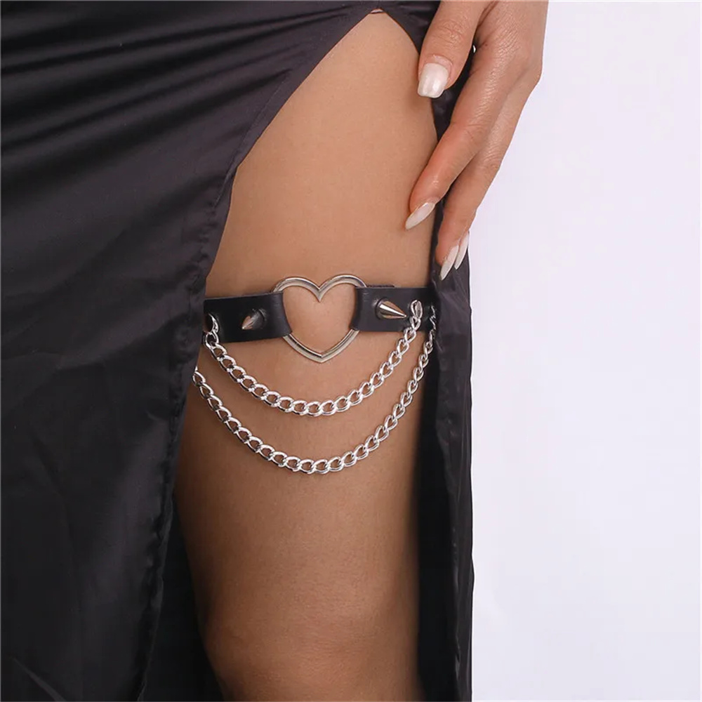 Cadena de pierna con forma de  - Body Jewelry Thigh Chain reseña y precio