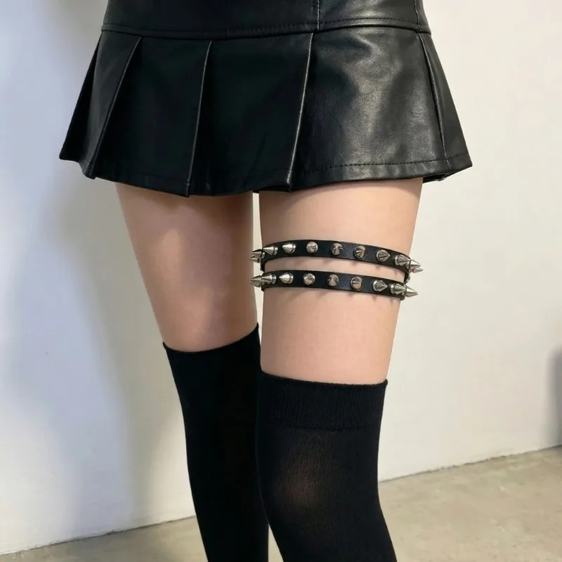 Cinturón de pierna con remache - Body Jewelry Thigh Chain reseña y precio