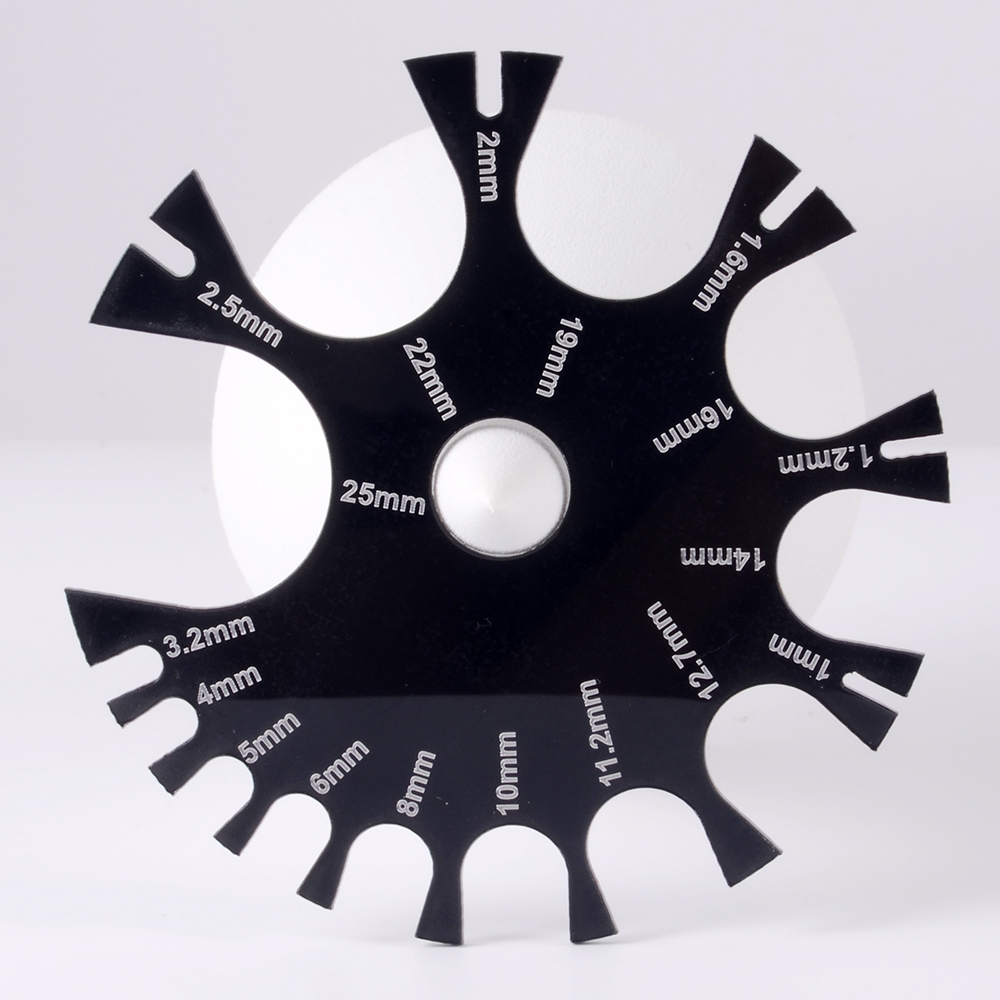 Regla de espesor de alambre re - Body Jewelry Measurements reseña y precio