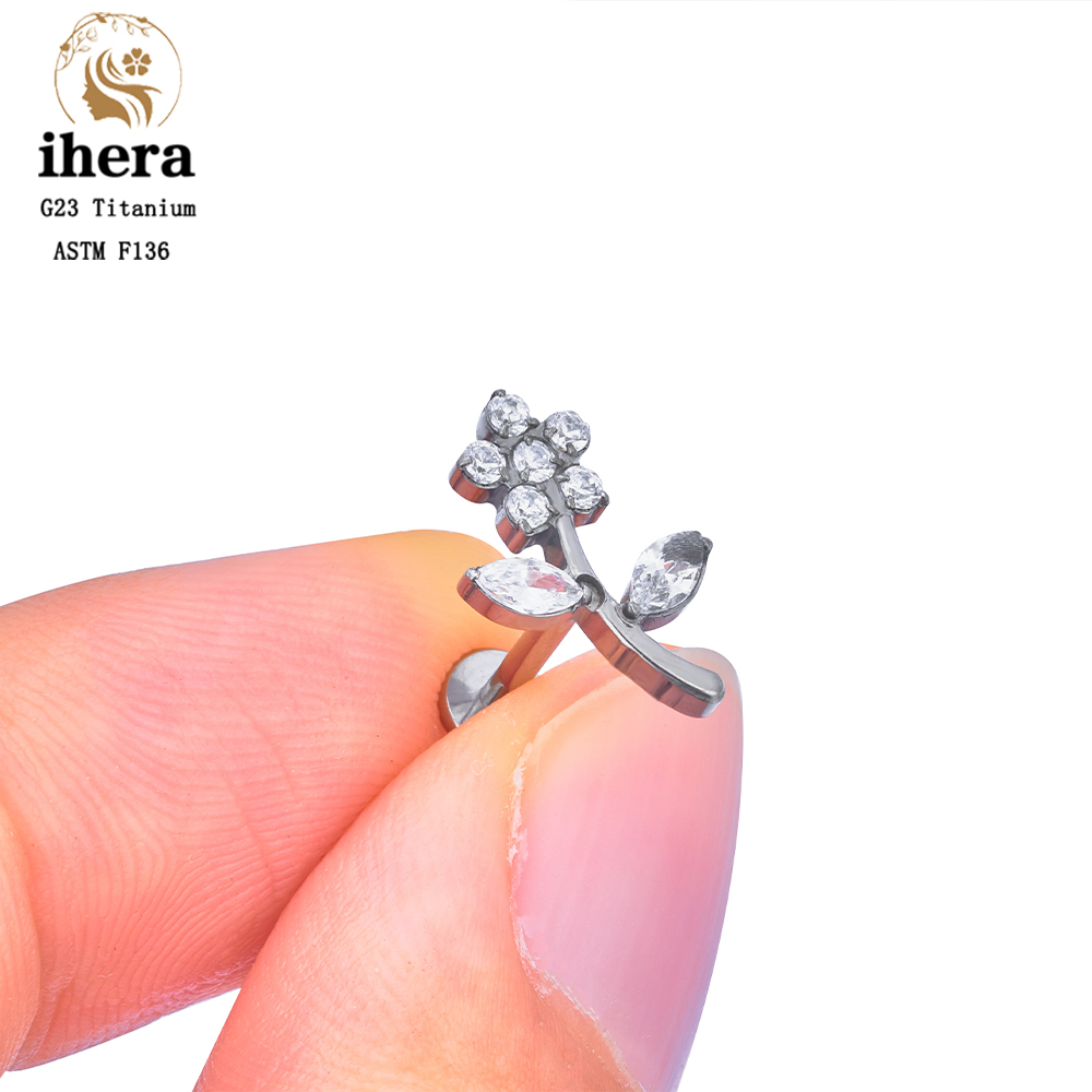 Pendientes de titanio F136 con - Body Jewelry Labret reseña y precio
