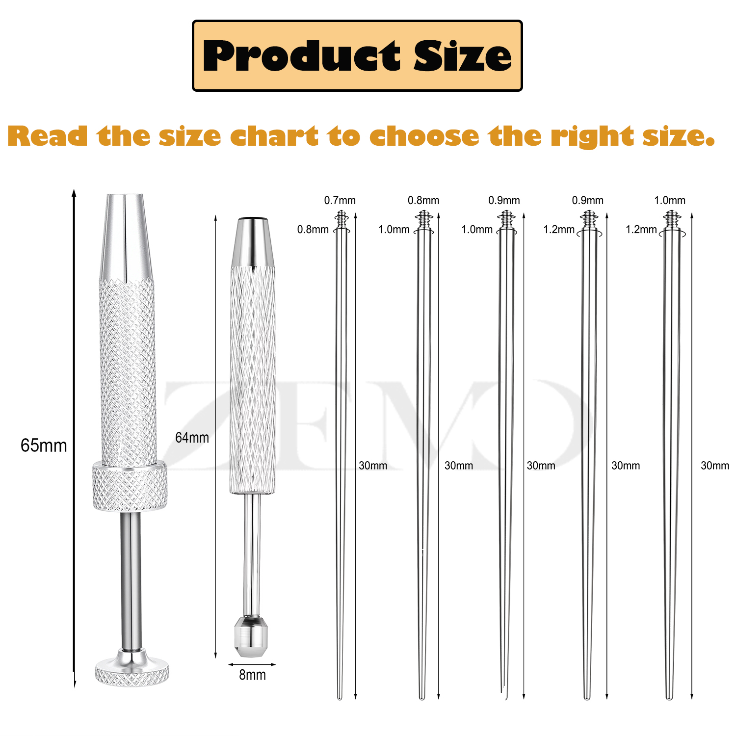 ZEMO 1-10PCS Herramienta de Ag - Body Jewelry Measurements reseña y precio