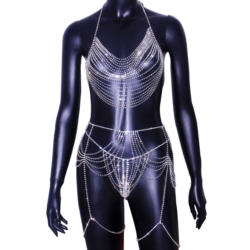 Cadena para el cuerpo Sexy, ca - Body Jewelry Bra reseña y precio