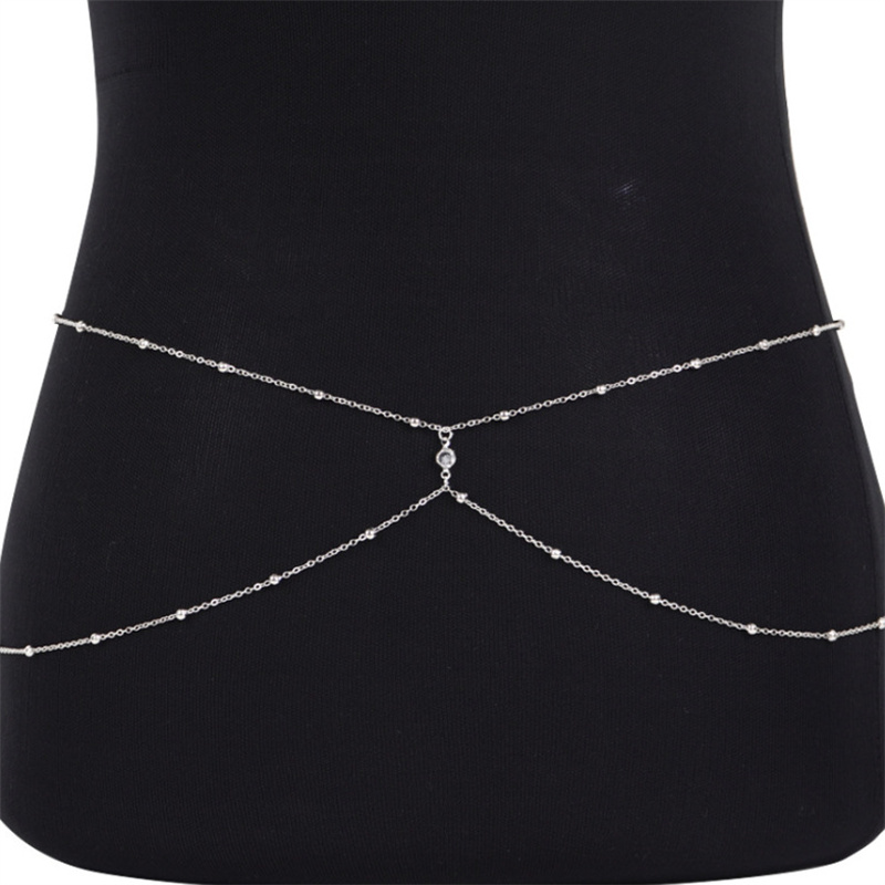Cadenas de vientre con cuentas - Body Jewelry Bra reseña y precio