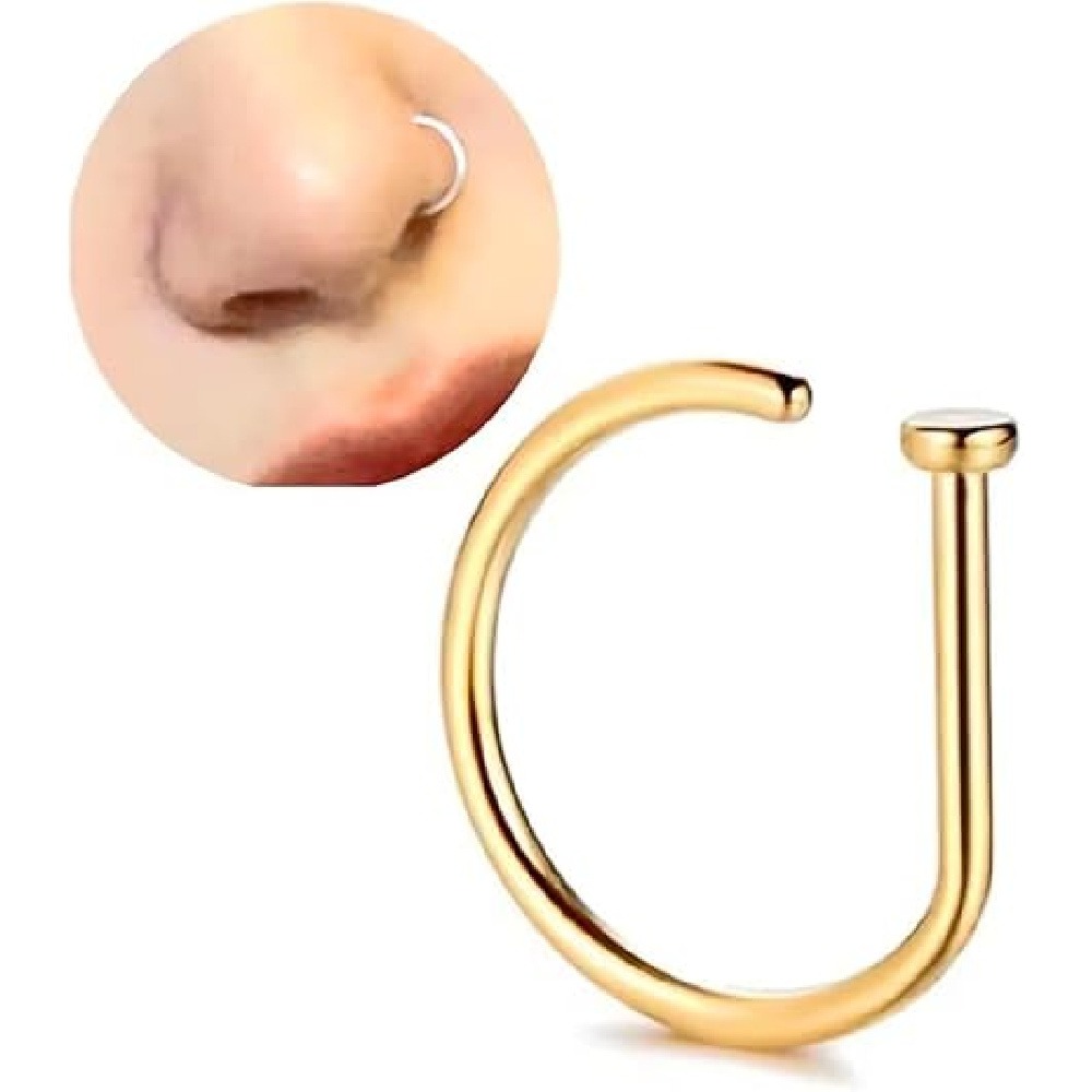Paquete de 4 anillos de nariz  - Body Jewelry Nose Studs reseña y precio