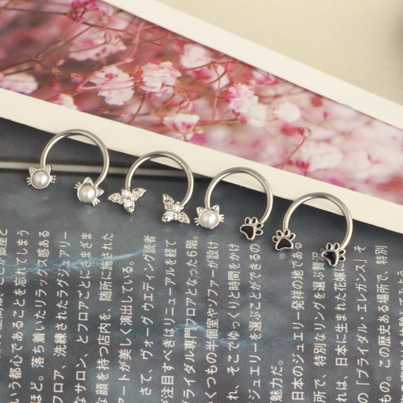Pendientes de Aro de Acero Qui - Body Jewelry Nose Studs reseña y precio