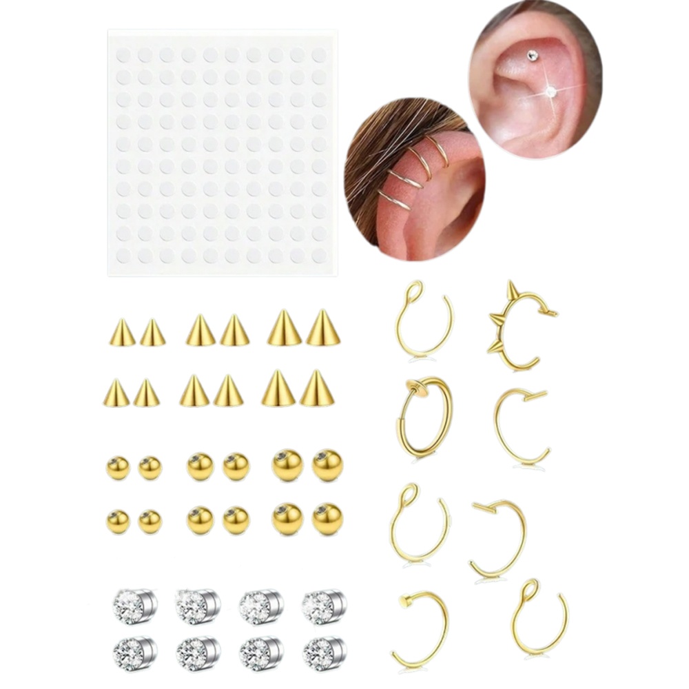 Anillos de nariz falsos, septu - Body Jewelry Nose Studs reseña y precio