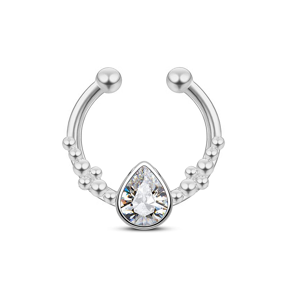 Anillo de nariz falso con form - Body Jewelry Nose Studs reseña y precio