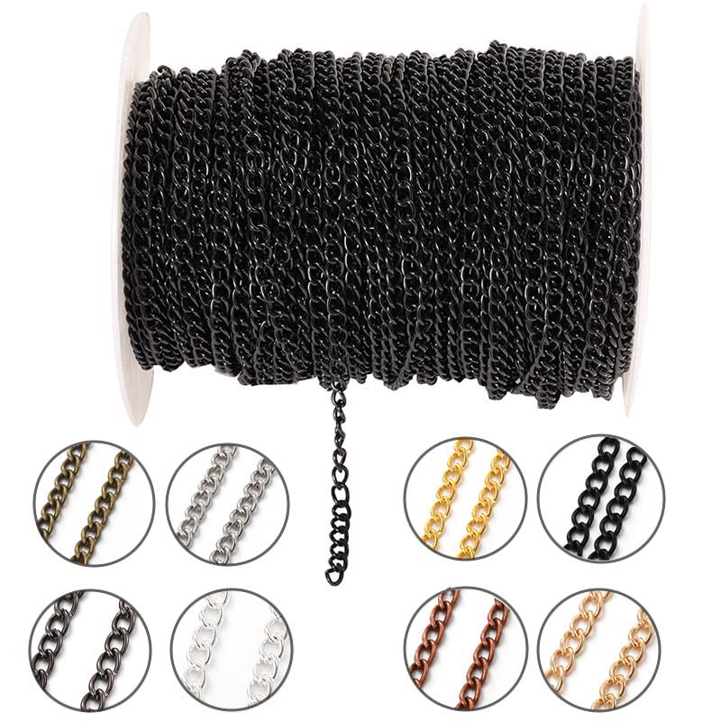 Cadena Delgada de Metal Plano  - Body Jewelry Bra reseña y precio