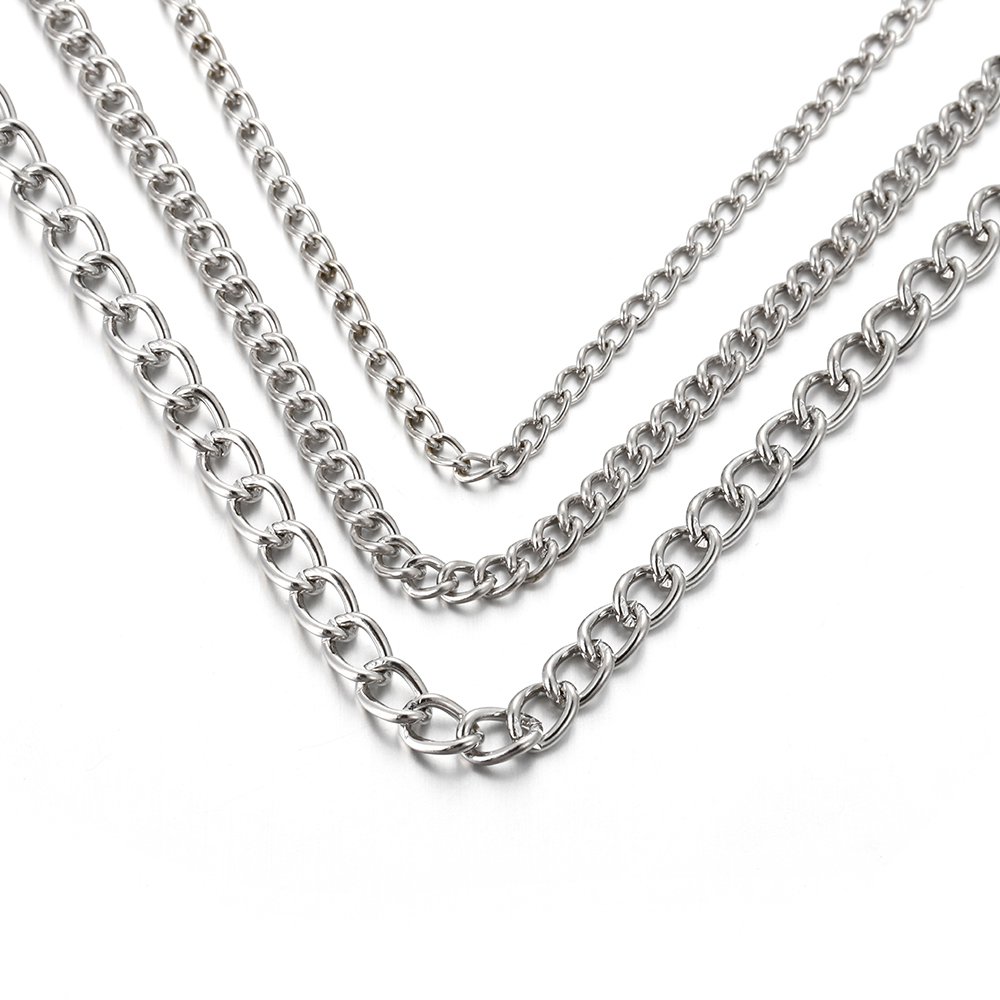 Cadena Delgada de Metal Plano  - Body Jewelry Bra reseña y precio