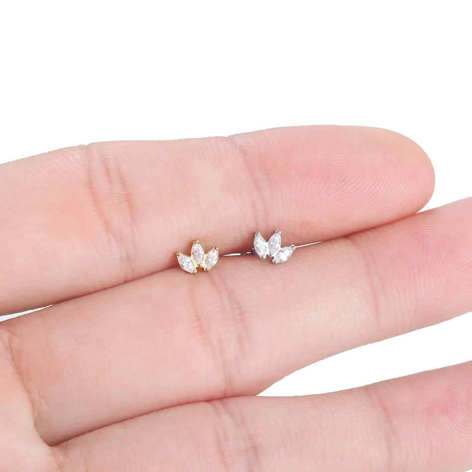 Piercing Labret de titanio par - Body Jewelry Labret reseña y precio