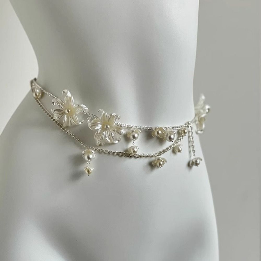 Cadenas de cintura con perlas  - Body Jewelry For Sale reseña y precio