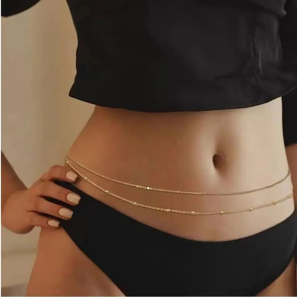 HipHop-cadenas para el vientre - Body Jewelry Bra reseña y precio
