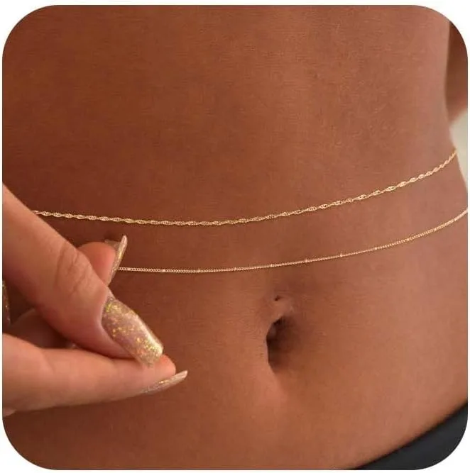 Cadena de cuentas de cintura a - Body Jewelry Waterproof reseña y precio