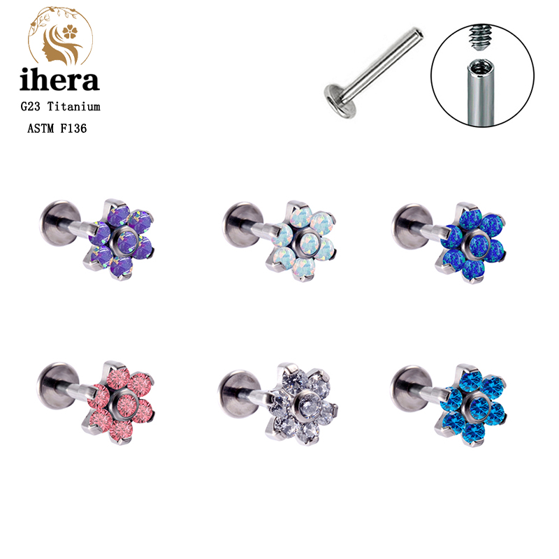Pendientes de titanio G23 con  - Body Jewelry Labret reseña y precio
