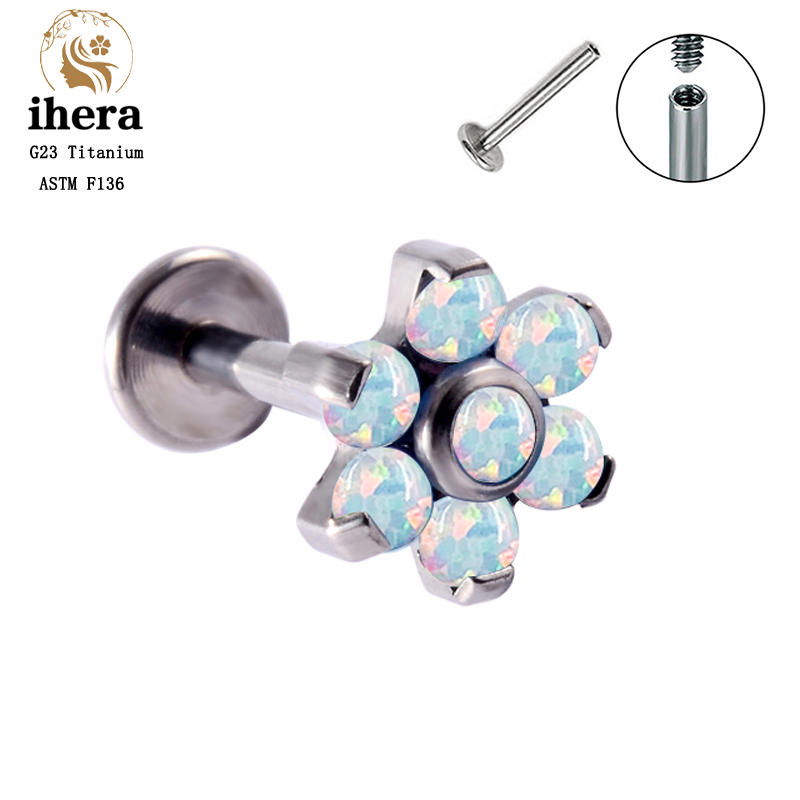 Pendientes de titanio G23 con  - Body Jewelry Labret reseña y precio