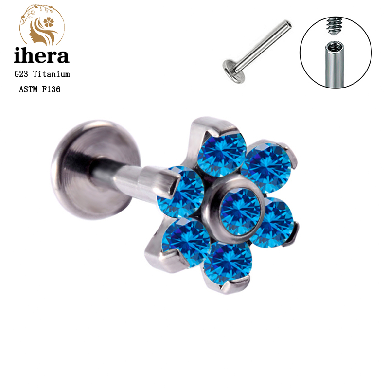 Pendientes de titanio G23 con  - Body Jewelry Labret reseña y precio