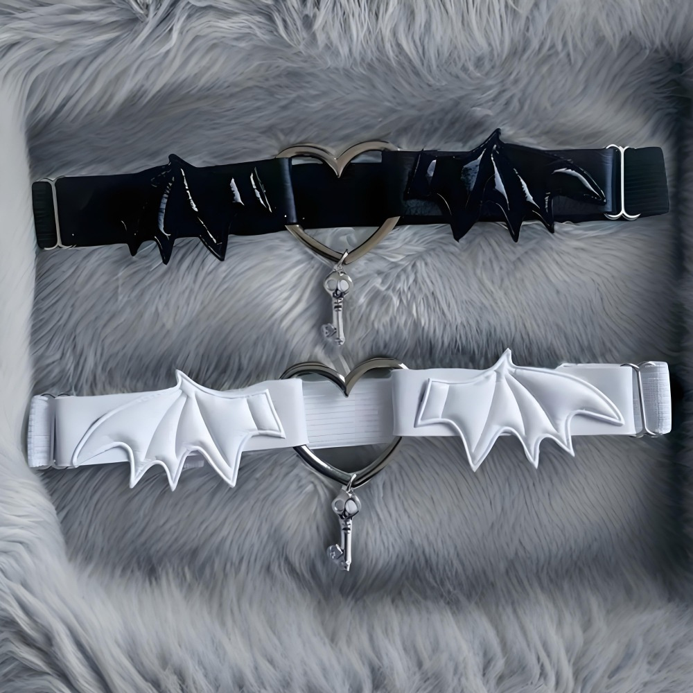 Liga gótica Harajuku con ala d - Body Jewelry Thigh Chain reseña y precio