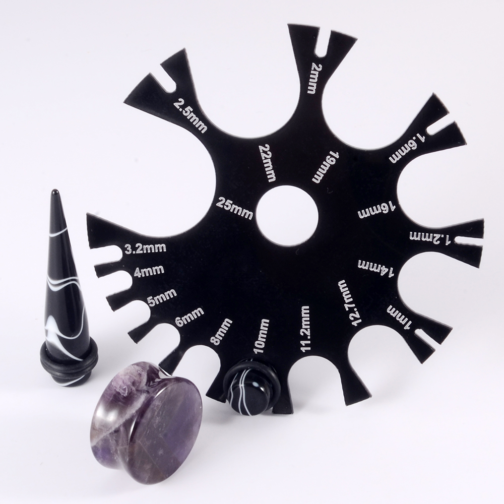 Herramienta de rueda de calibr - Body Jewelry Measurements reseña y precio