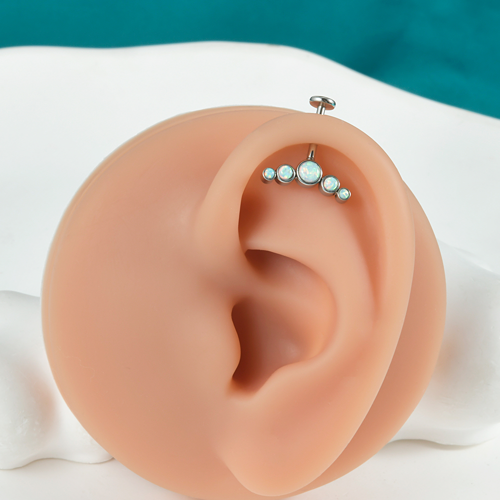 Anillo de barra de empuje de a - Body Jewelry Labret reseña y precio