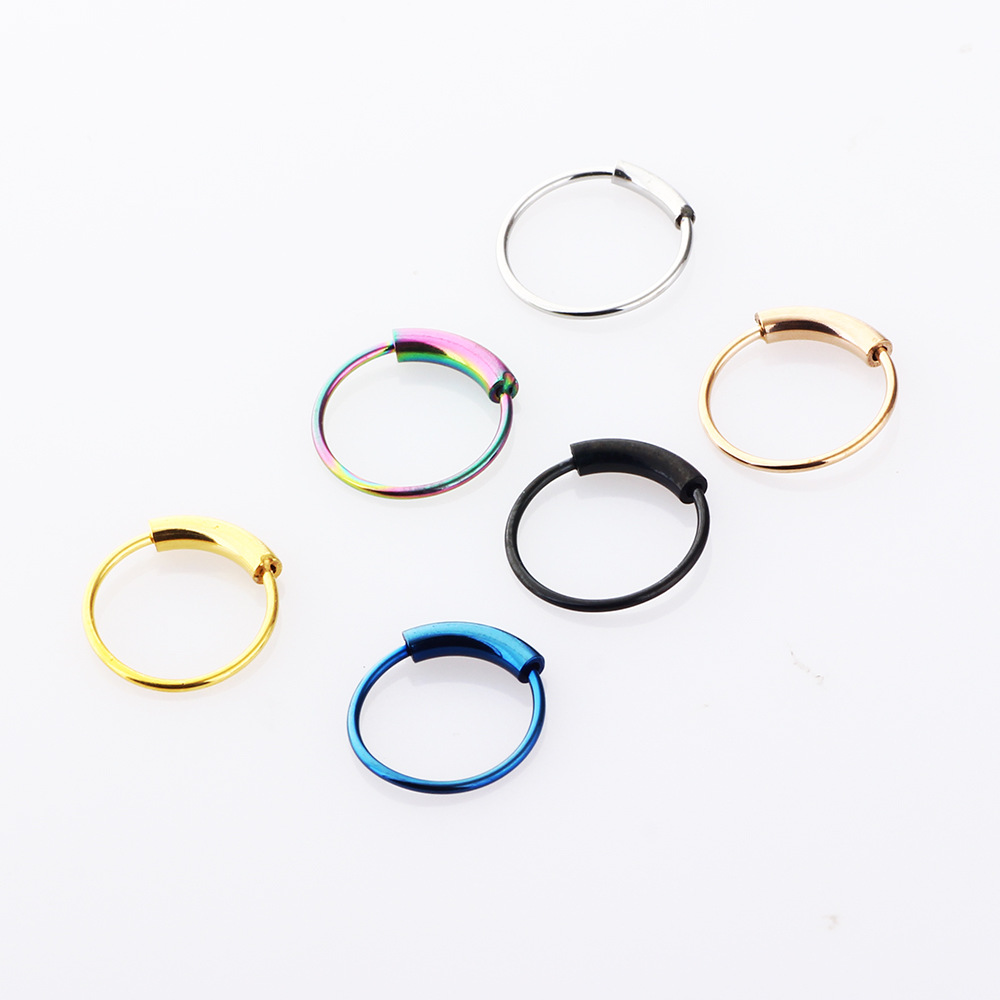 Lote de 3 Anillos Continuos Si - Body Jewelry Nose Studs reseña y precio