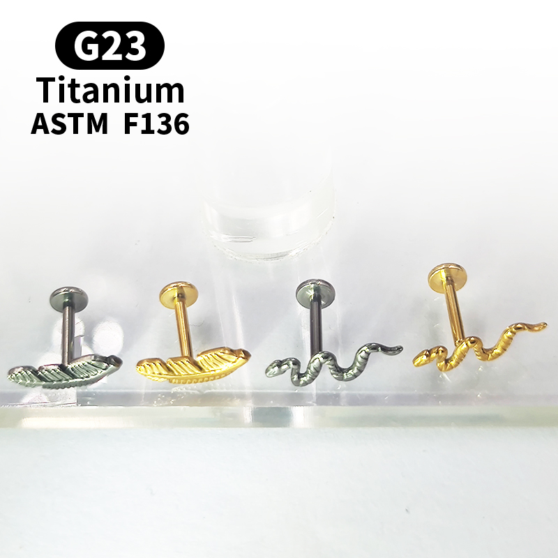 Piercings de titanio G23 Labre - Body Jewelry Labret reseña y precio